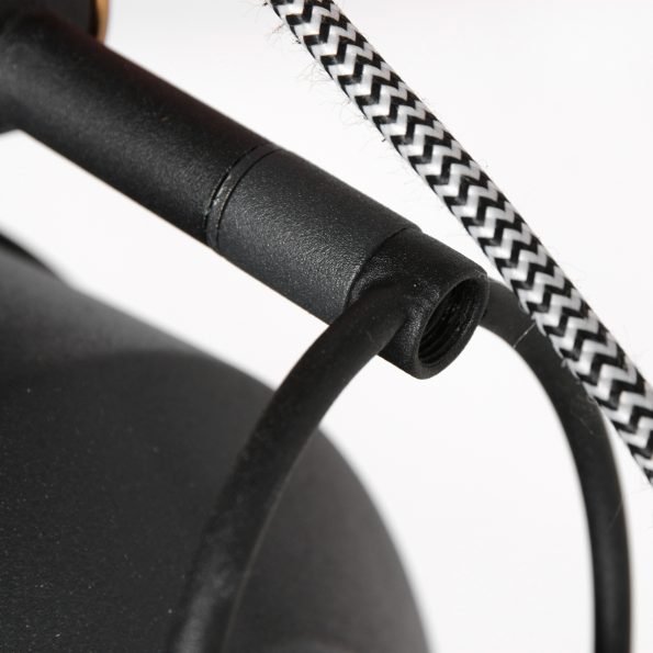 Industrielle Wandleuchte Nove Schwarz – Bild 9