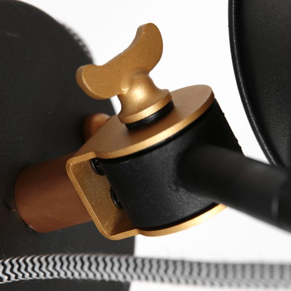 Industrielle Wandleuchte Nove Schwarz – Bild 10
