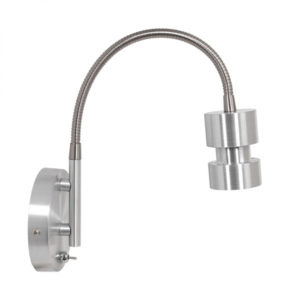 Industrielle Wandleuchte Natasja LED Stahl – Bild 12