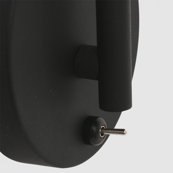 Industrielle Wandleuchte Natasja LED Schwarz – Bild 9