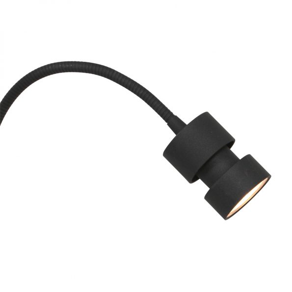 Industrielle Wandleuchte Natasja LED Schwarz – Bild 11