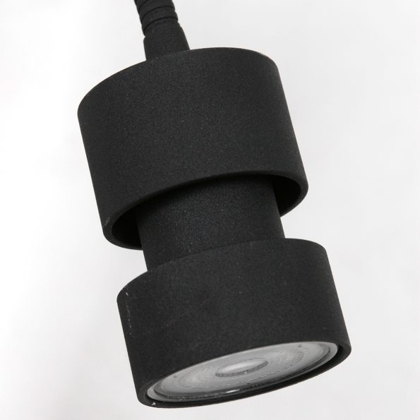 Industrielle Wandleuchte Natasja LED Schwarz – Bild 3