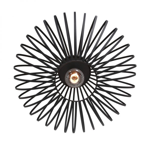Industrielle Deckenleuchte Dunbar Schwarz Ø 40 Cm – Bild 10