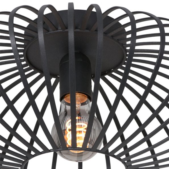Industrielle Deckenleuchte Dunbar Schwarz Ø 40 Cm – Bild 11