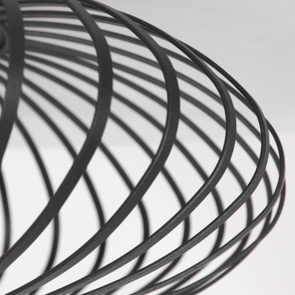 Industrielle Deckenleuchte Dunbar Schwarz Ø 40 Cm – Bild 5