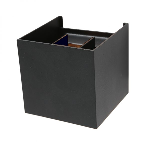 Industrielle Wandleuchte Muro Schwarz – Bild 2