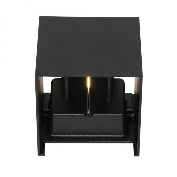 Industrielle Wandleuchte Muro Schwarz – Bild 5