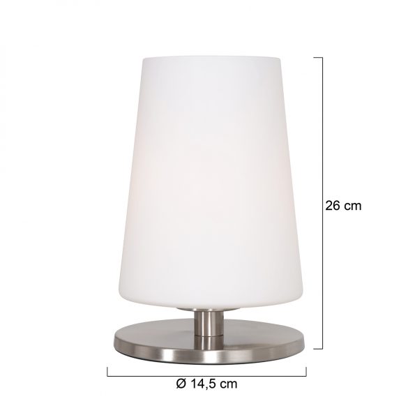 Industrie Tischlampe Ancilla Weiß – Bild 6