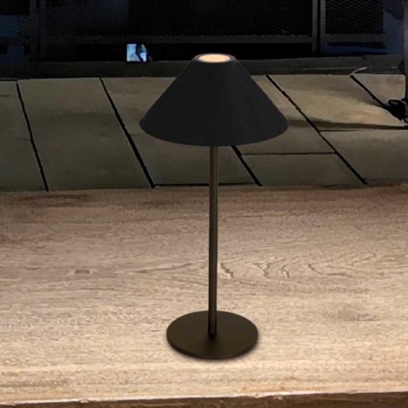 Design Tischlampe Ancilla Schwarz – Bild 3