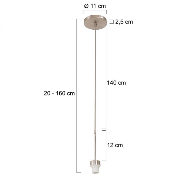 Industrielle Pendelleuchte Sparkled Light Stahl Ø 11 Cm – Bild 6