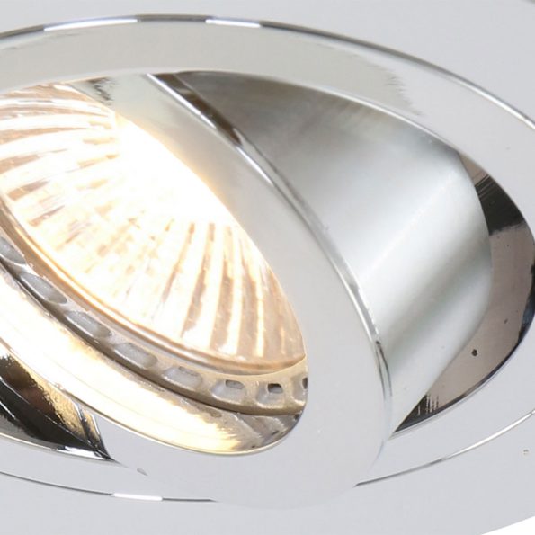 Industrielle Deckenleuchte Pelite Spot Chrome Ø 10 Cm – Bild 4