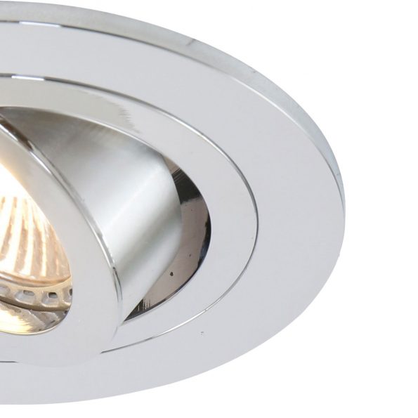 Industrielle Deckenleuchte Pelite Spot Chrome Ø 10 Cm – Bild 5
