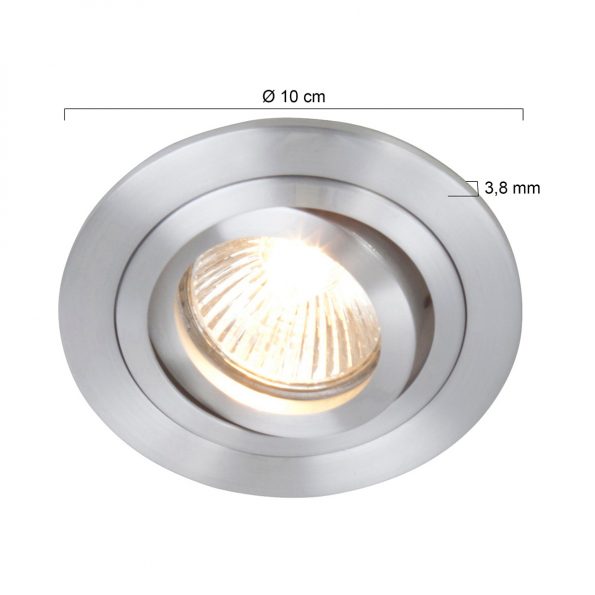 Industrielle Deckenleuchte Pelite Spot Stahl Ø 10 Cm – Bild 7