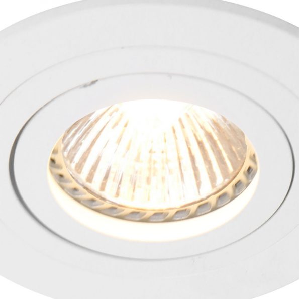 Industrielle Deckenleuchte Pelite Spot Weiß Ø 10 Cm – Bild 4