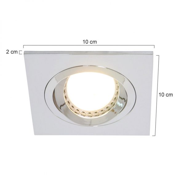 Industrielle Deckenleuchte Pelite Spot Chrome – Bild 6