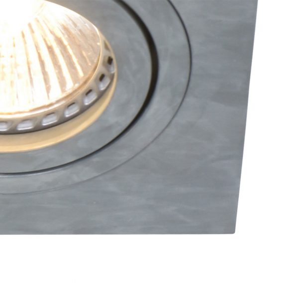 Industrielle Deckenleuchte Pelite Spot Grau – Bild 5