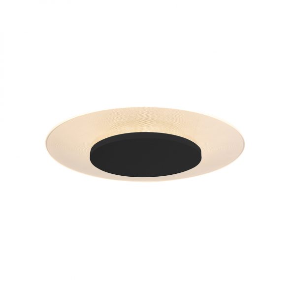 Industrielle Deckenleuchte Lido Schwarz Ø 36 Cm – Bild 2