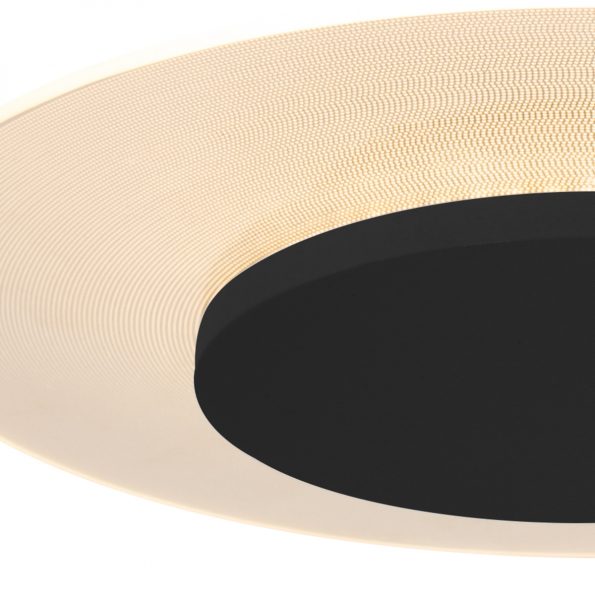 Industrielle Deckenleuchte Lido Schwarz Ø 36 Cm – Bild 4