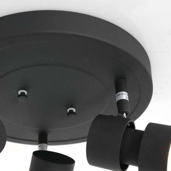 Industrielle Deckenleuchte Natasja LED Schwarz Ø 27,5 Cm – Bild 8