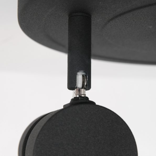 Industrielle Deckenleuchte Natasja LED Schwarz Ø 27,5 Cm – Bild 5