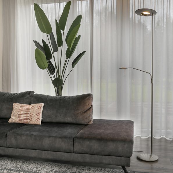 Industrielle Stehlampe Zodiac LED Stahl – Bild 3