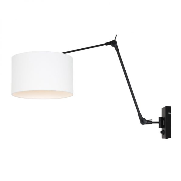 Industrielle Wandleuchte Prestige Chic Schwarz