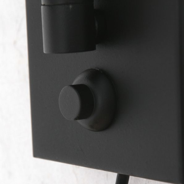 Industrielle Wandleuchte Prestige Chic Schwarz – Bild 12