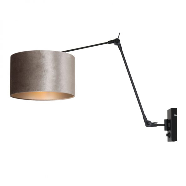 Industrielle Wandleuchte Prestige Chic Schwarz