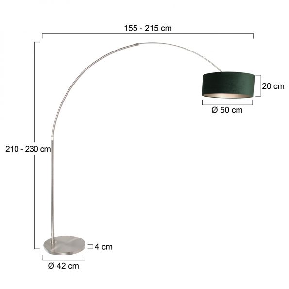 Industrielle Stehlampe Sparkled Light Stahl – Bild 6