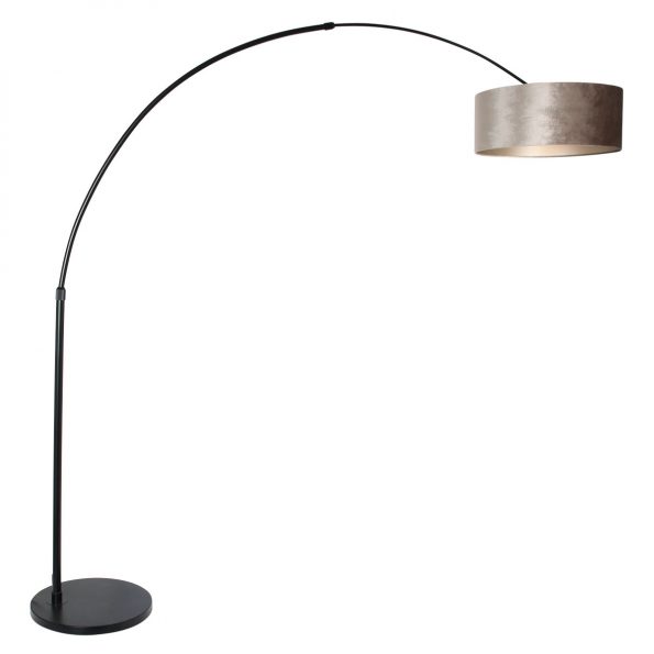 Industrielle Stehlampe Sparkled Light Schwarz