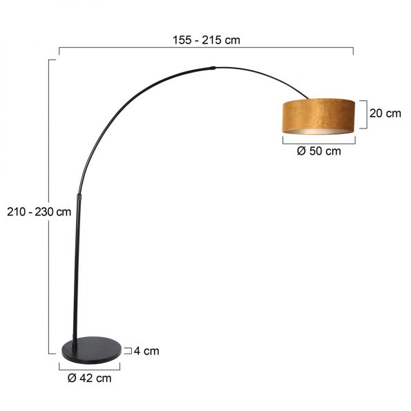 Industrielle Stehlampe Sparkled Light Schwarz – Bild 6