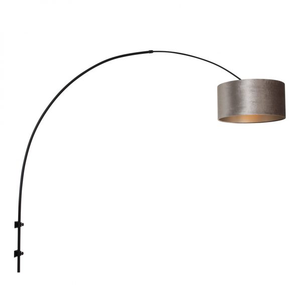 Industrielle Wandleuchte Sparkled Light Schwarz
