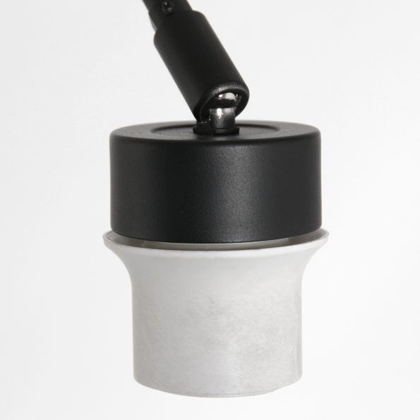 Industrielle Stehlampe Prestige Chic Schwarz – Bild 4