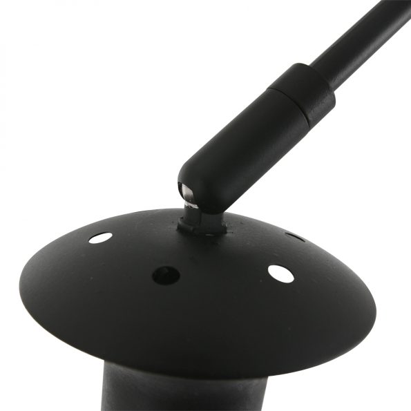 Industrielle Wandleuchte Gramineus Schwarz – Bild 7