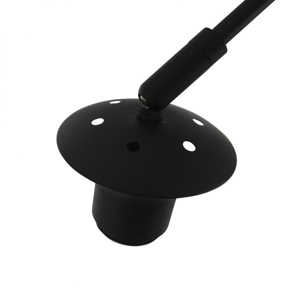 Industrielle Wandleuchte Gramineus Schwarz – Bild 3
