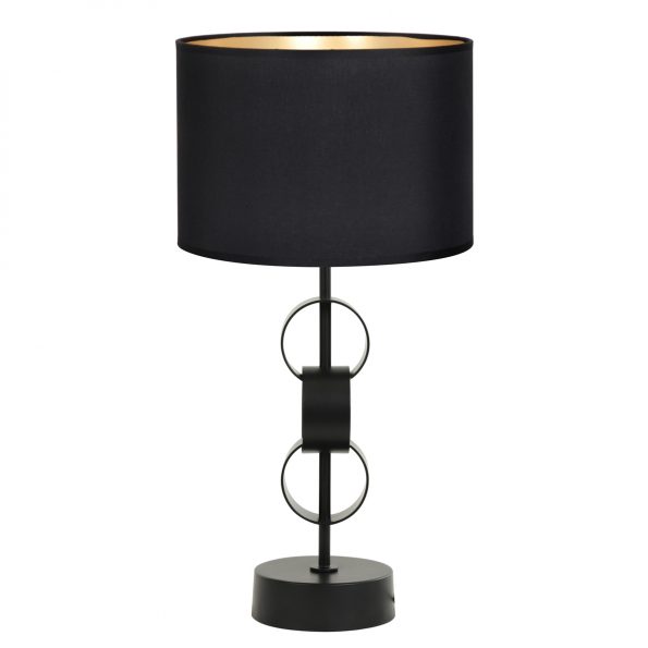 Industrie Tischlampe Schwarz-8255ZW