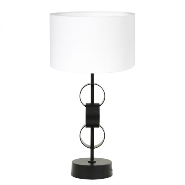 Industrie Tischlampe Weiß-8257ZW