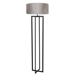 Industrie Stehlampe Grau-8283ZW