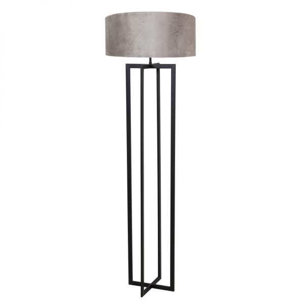 Industrie Stehlampe Grau-8283ZW