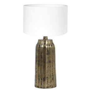 Industriell Tischlampe Weiß-8384GO