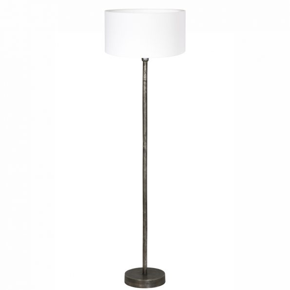 Industriell Stehlampe Weiß-8424ZW