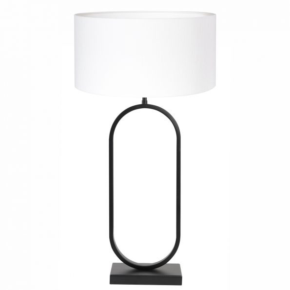 Industrie Tischlampe Weiß-8431ZW