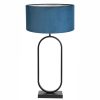 Industrie Tischlampe Blau-8435ZW