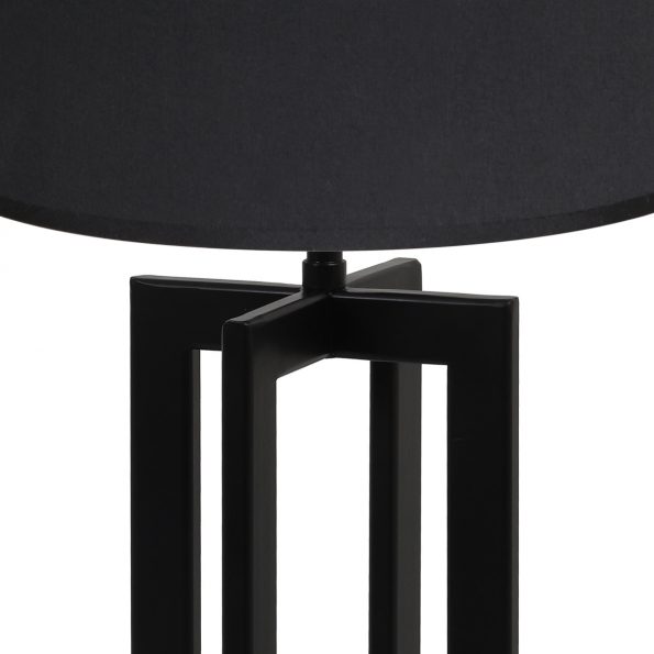 Industrie Tischlampe Mace Schwarz – Bild 2