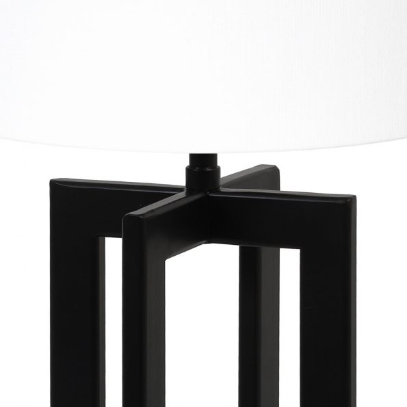 Industriell Tischlampe Mace Weiß – Bild 2