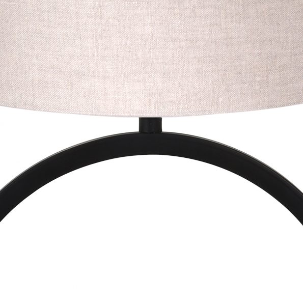 Industrie Tischlampe Liva Beige – Bild 2