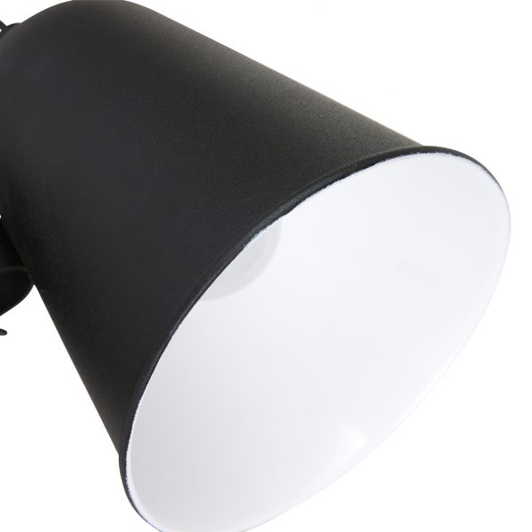 Industrielle Wandleuchte Dolphin Schwarz – Bild 8