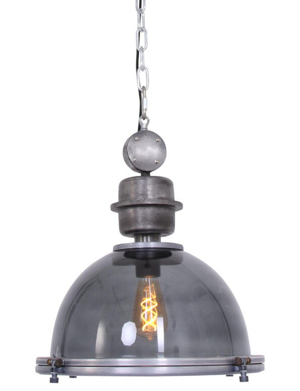 Industrielle Pendelleuchte Bikkel Stahl Ø 45 Cm – Bild 2