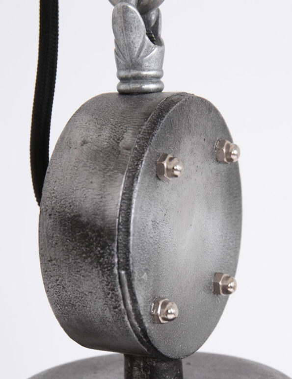 Industrielle Pendelleuchte Bikkel Stahl Ø 45 Cm – Bild 5