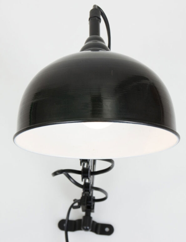 Industrielle Wandleuchte Yorkshire Schwarz – Bild 5